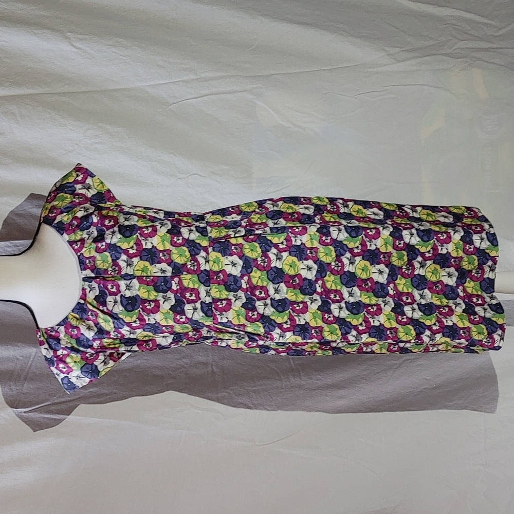 Boden Floral Silk Dress